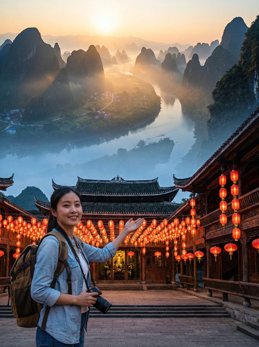 户外露出旅行视频记录